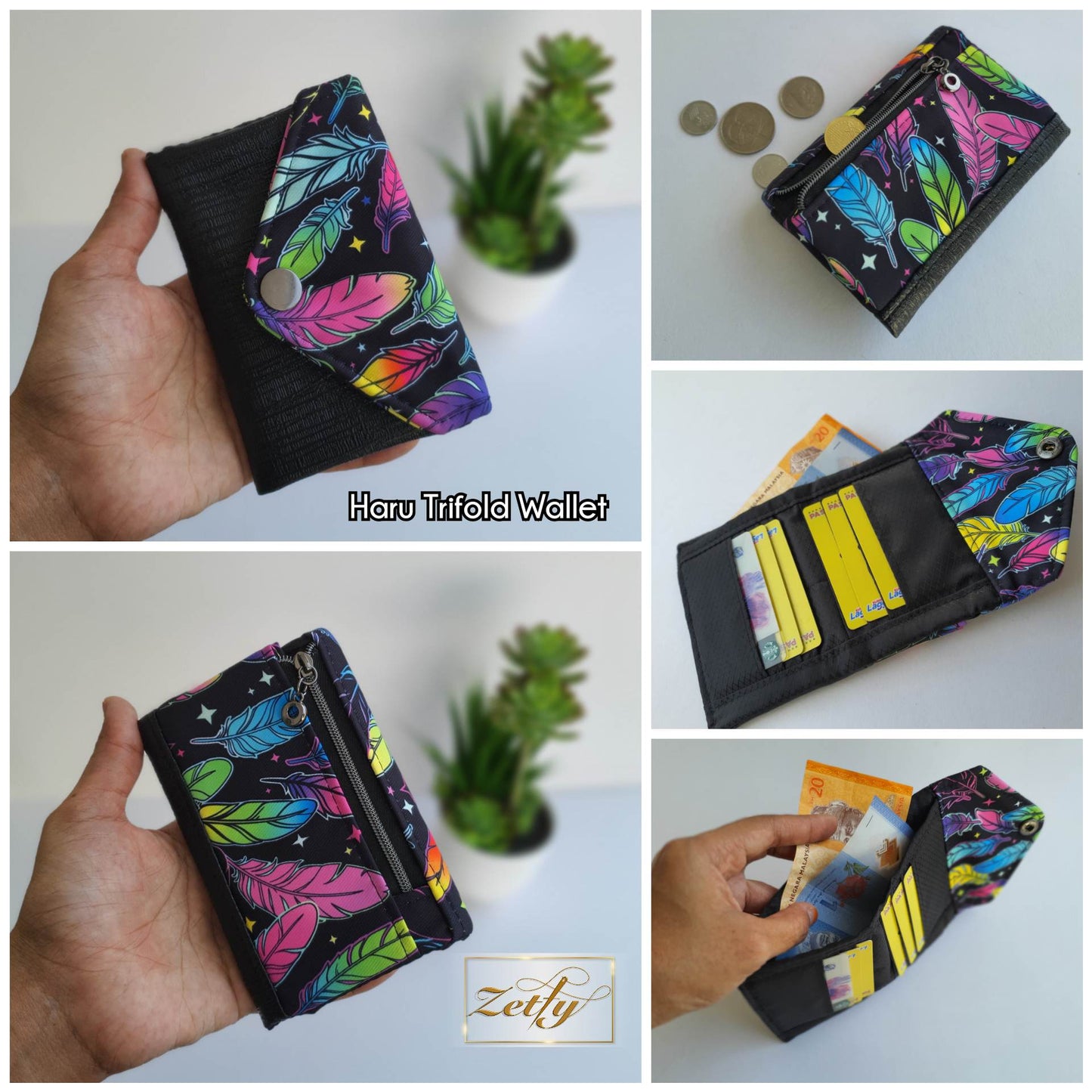 Haru Trifold Wallet Pattern