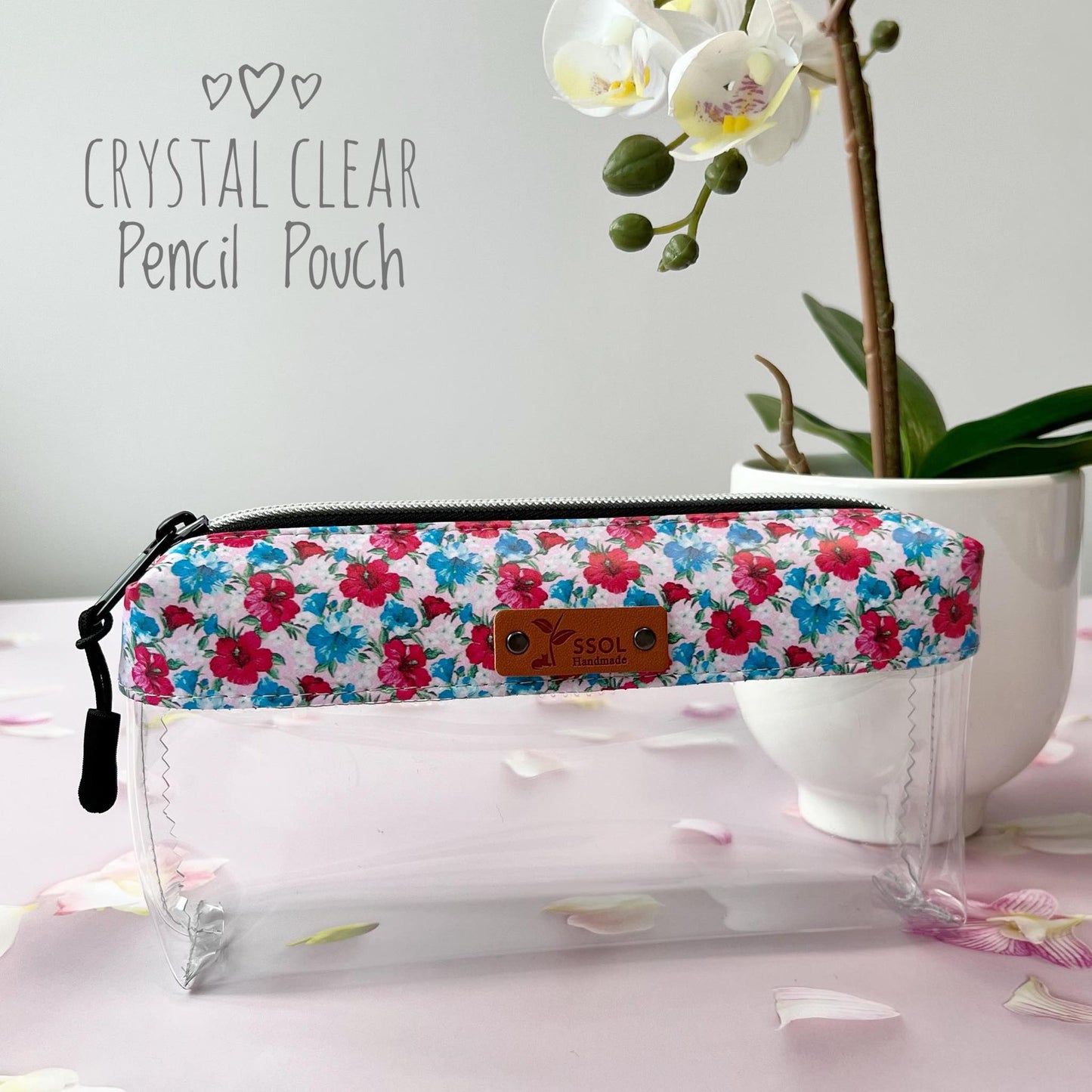 Crystal Clear Pencil Pouch - CCPP05
