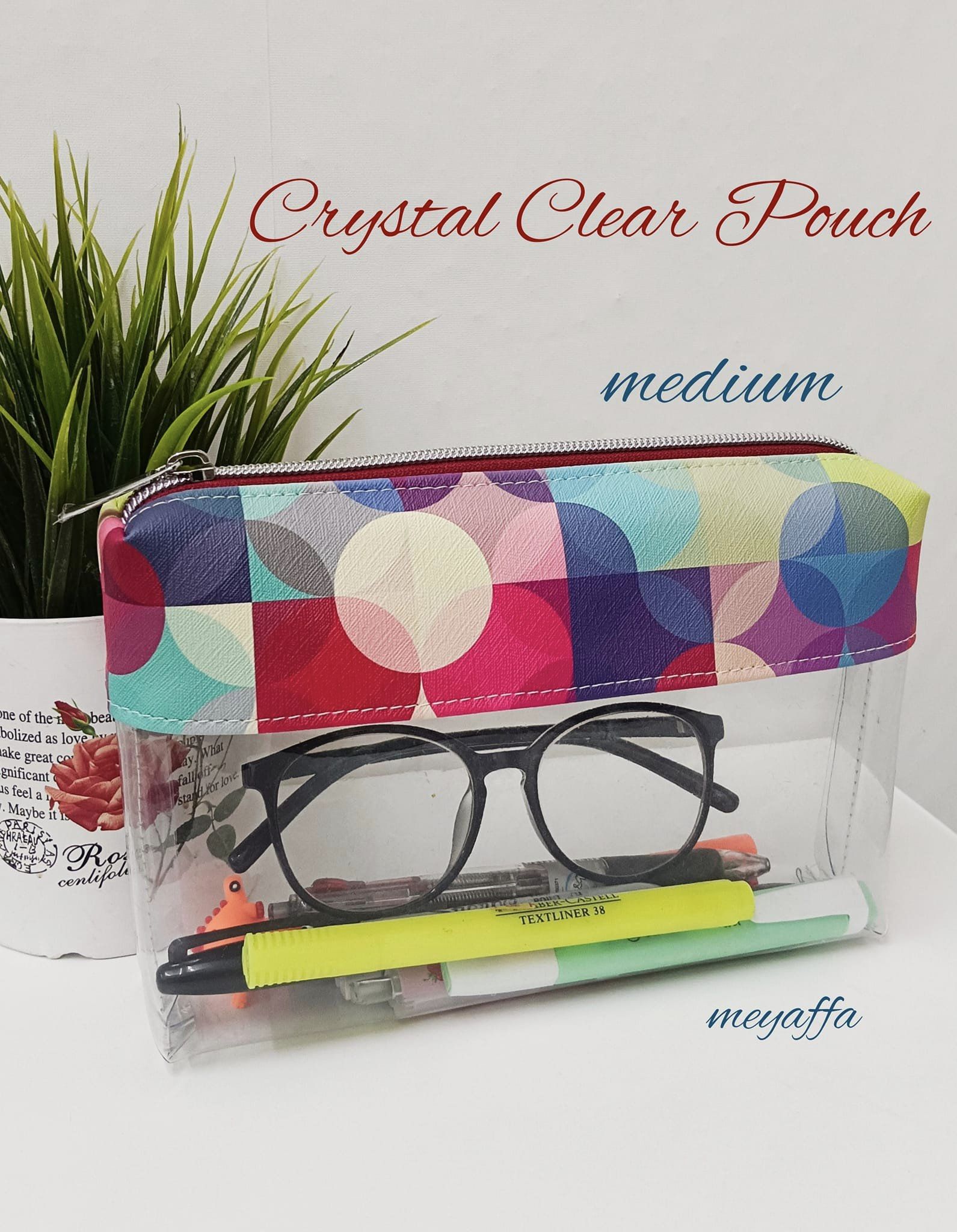 Crystal Clear Pencil Pouch - CCPP11 – Sewing Seeds of Love Studio
