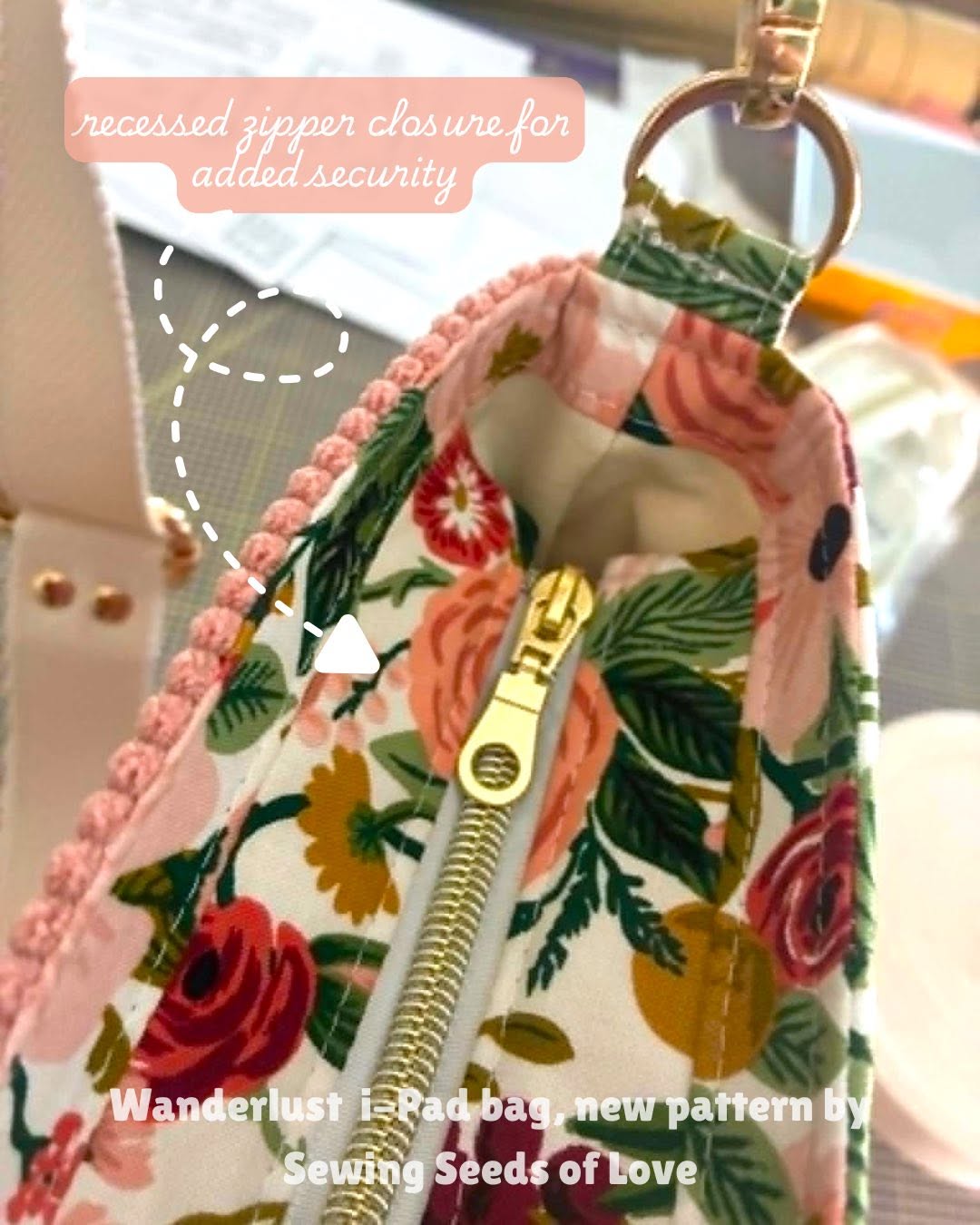 Wanderlust Tablet Bag Pattern