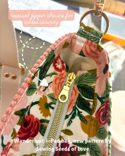 Wanderlust Tablet Bag Pattern