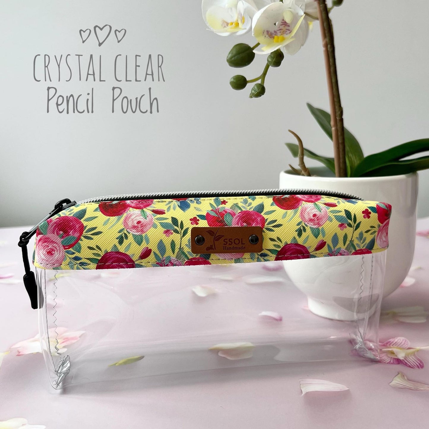 Crystal Clear Pencil Pouch - CCPP06
