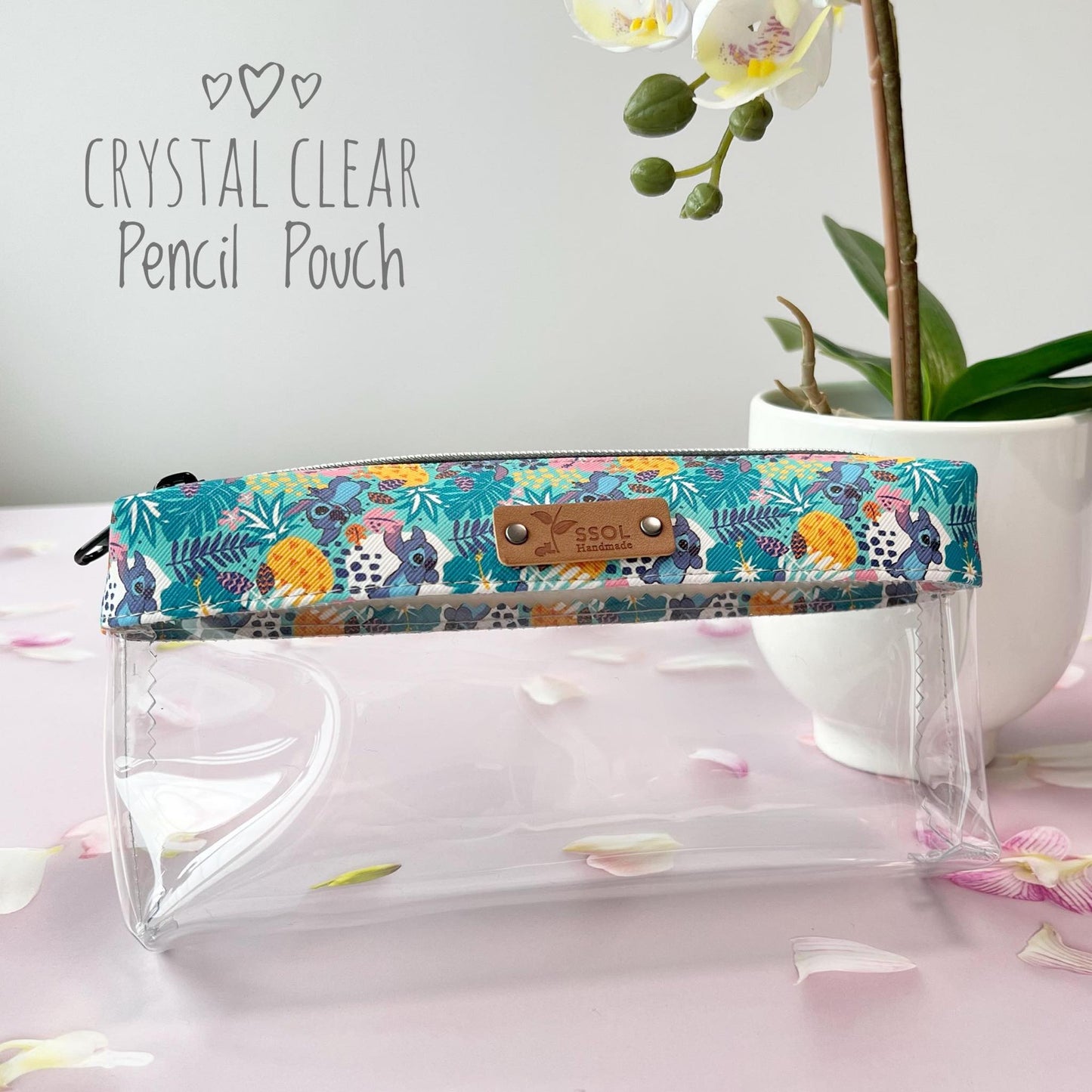 Crystal Clear Pencil Pouch - CCPP07