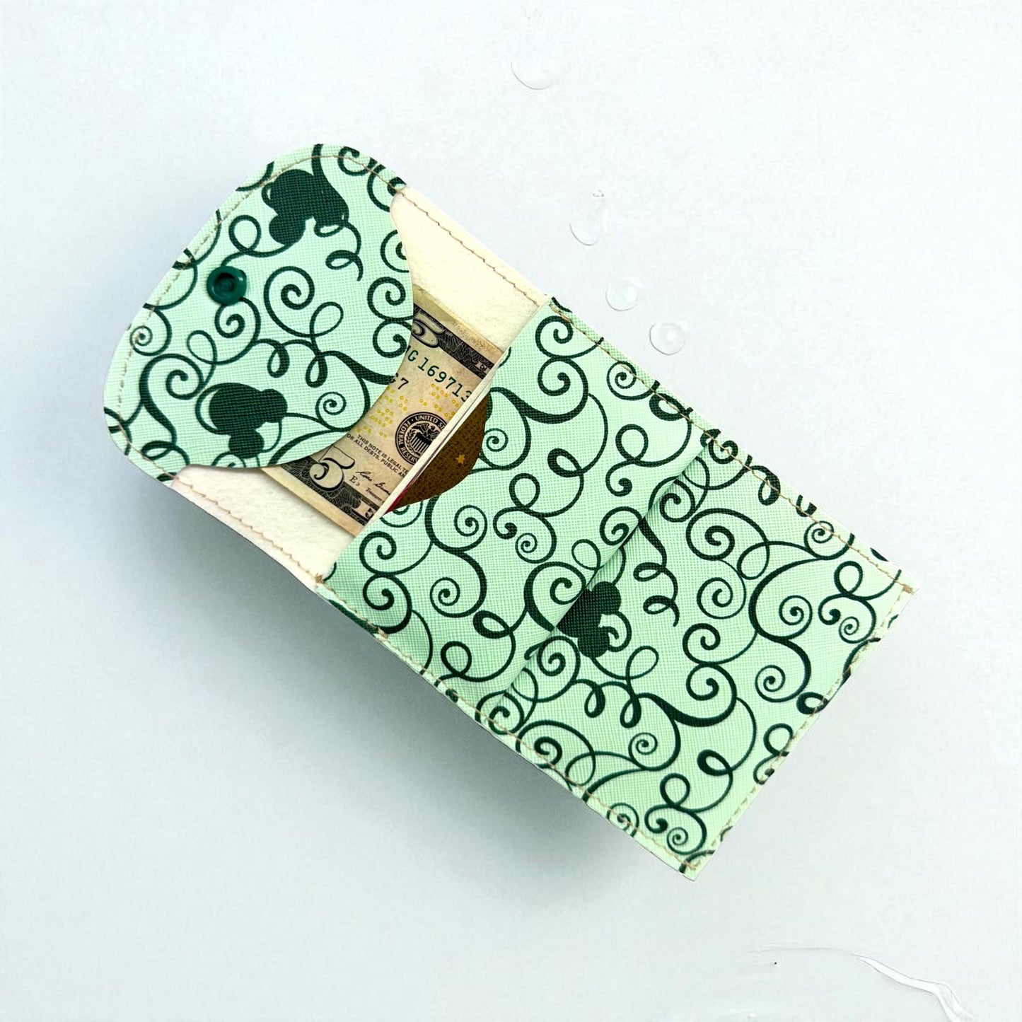 Mini Marvel Compact Wallet Pattern