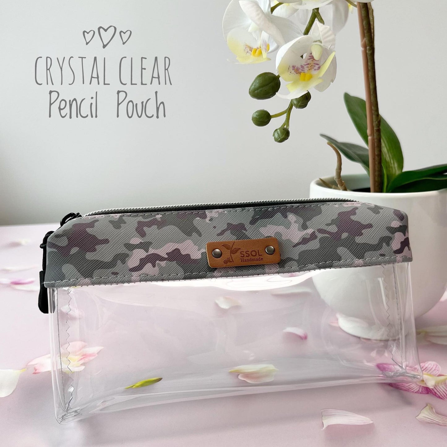 Crystal Clear Pencil Pouch - CCPP09