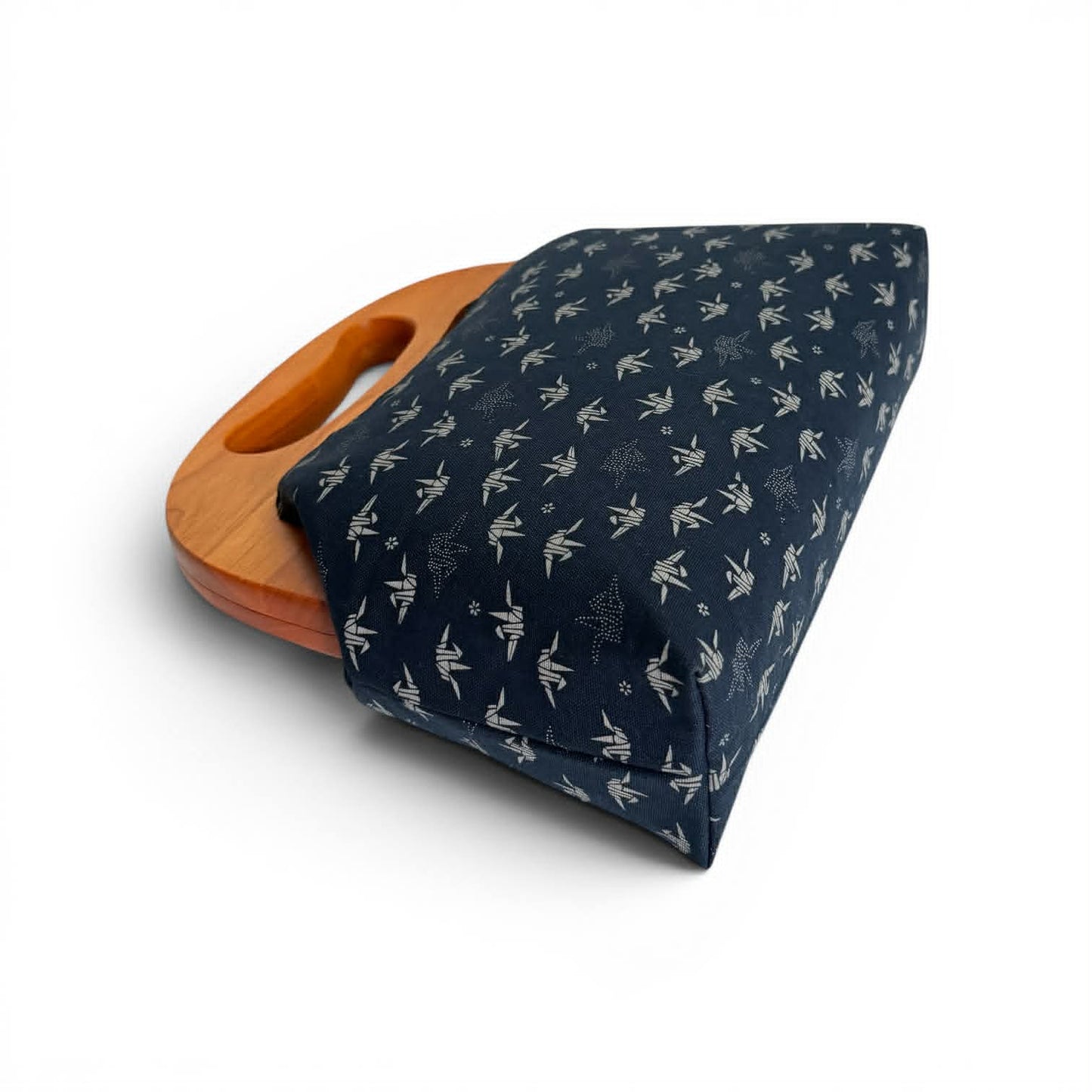 Wooden Clutch Bag - Origami Cranes