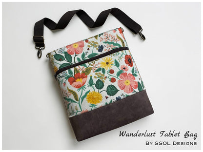 Wanderlust Tablet Bag Pattern