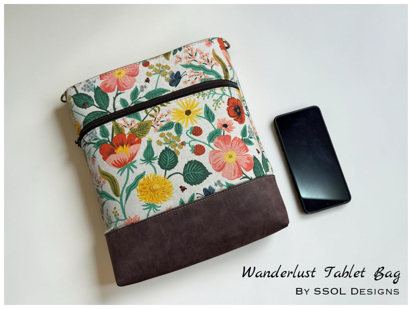 Wanderlust Tablet Bag Pattern