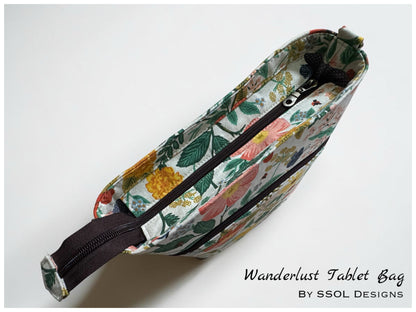 Wanderlust Tablet Bag Pattern