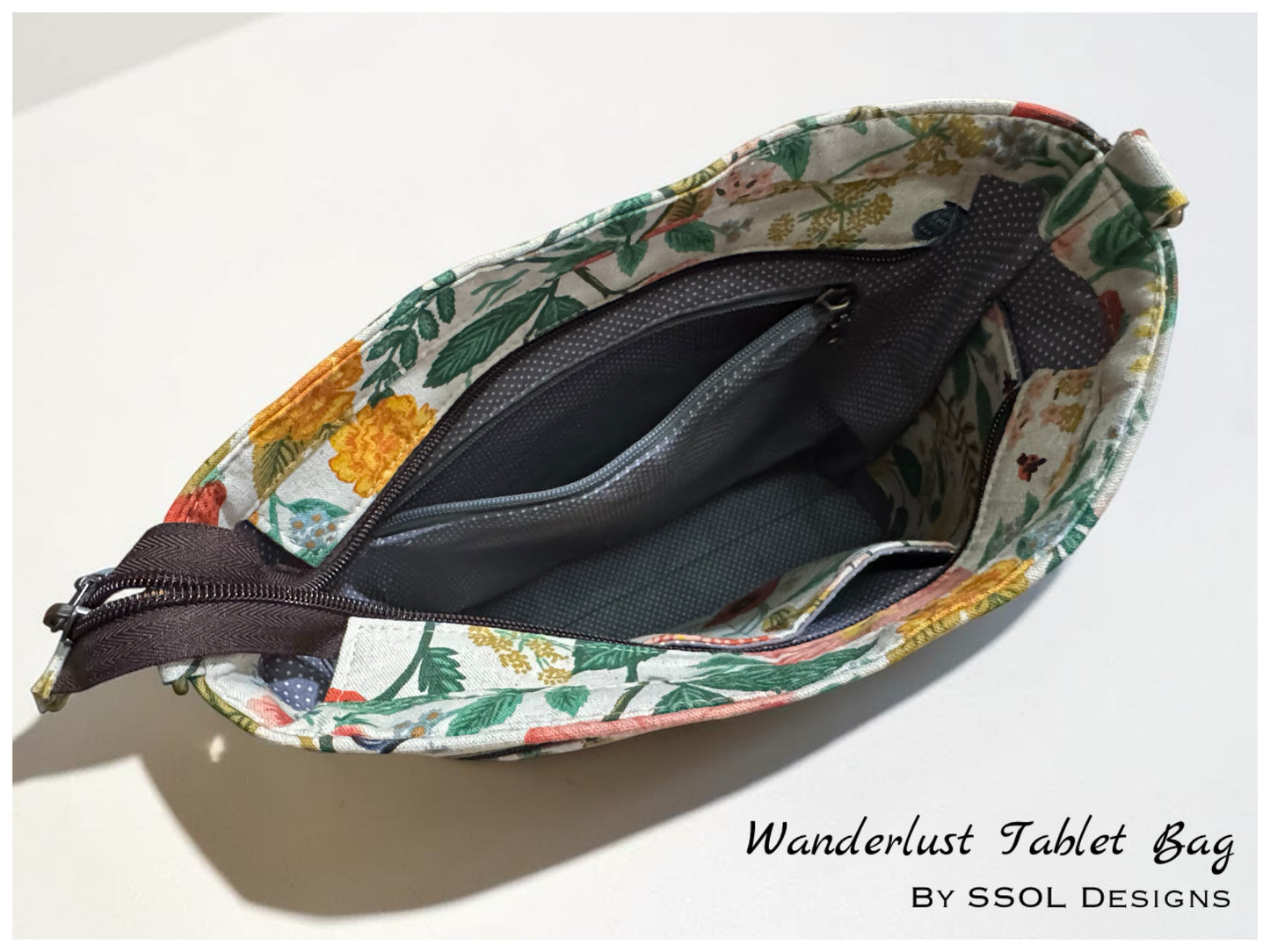 Wanderlust Tablet Bag Pattern