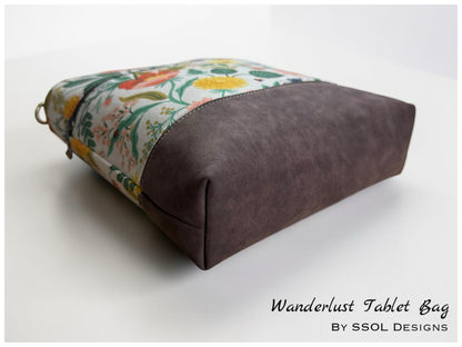 Wanderlust Tablet Bag Pattern