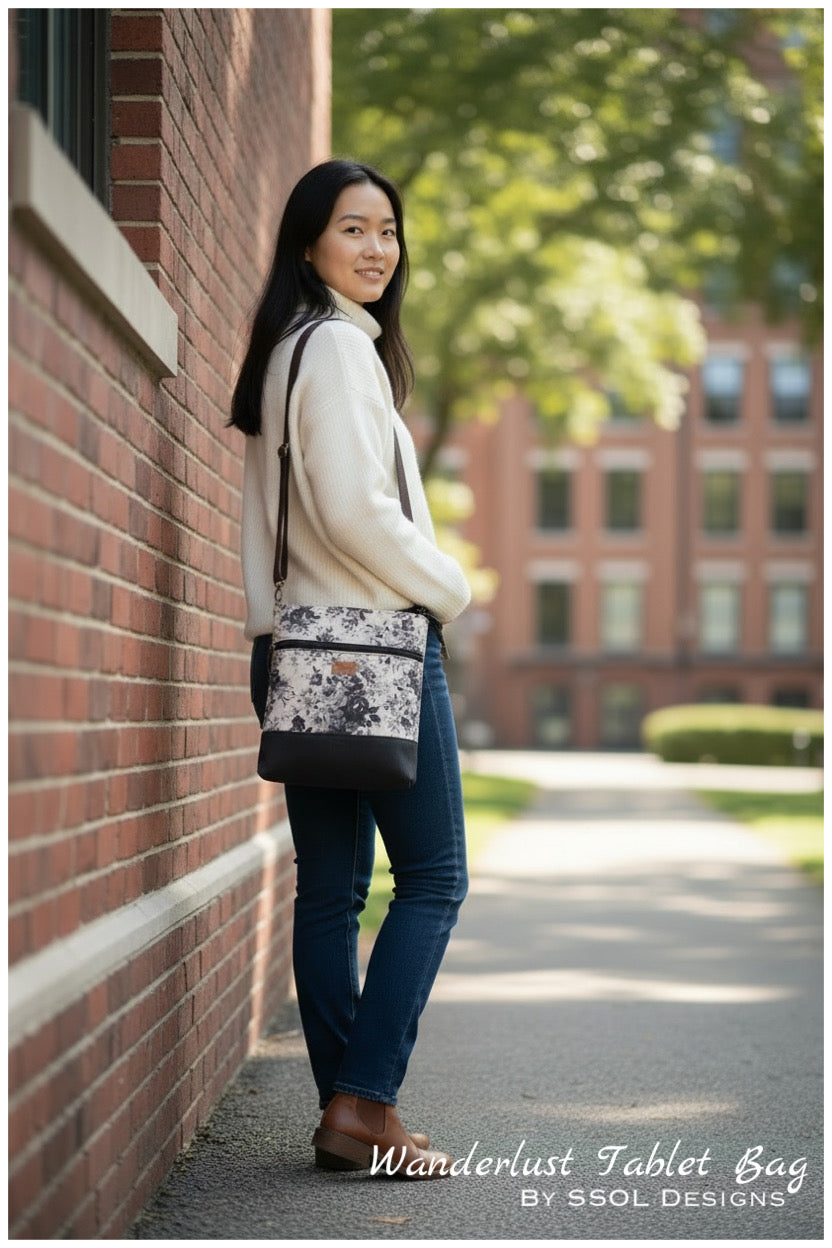 Wanderlust Tablet Bag Pattern
