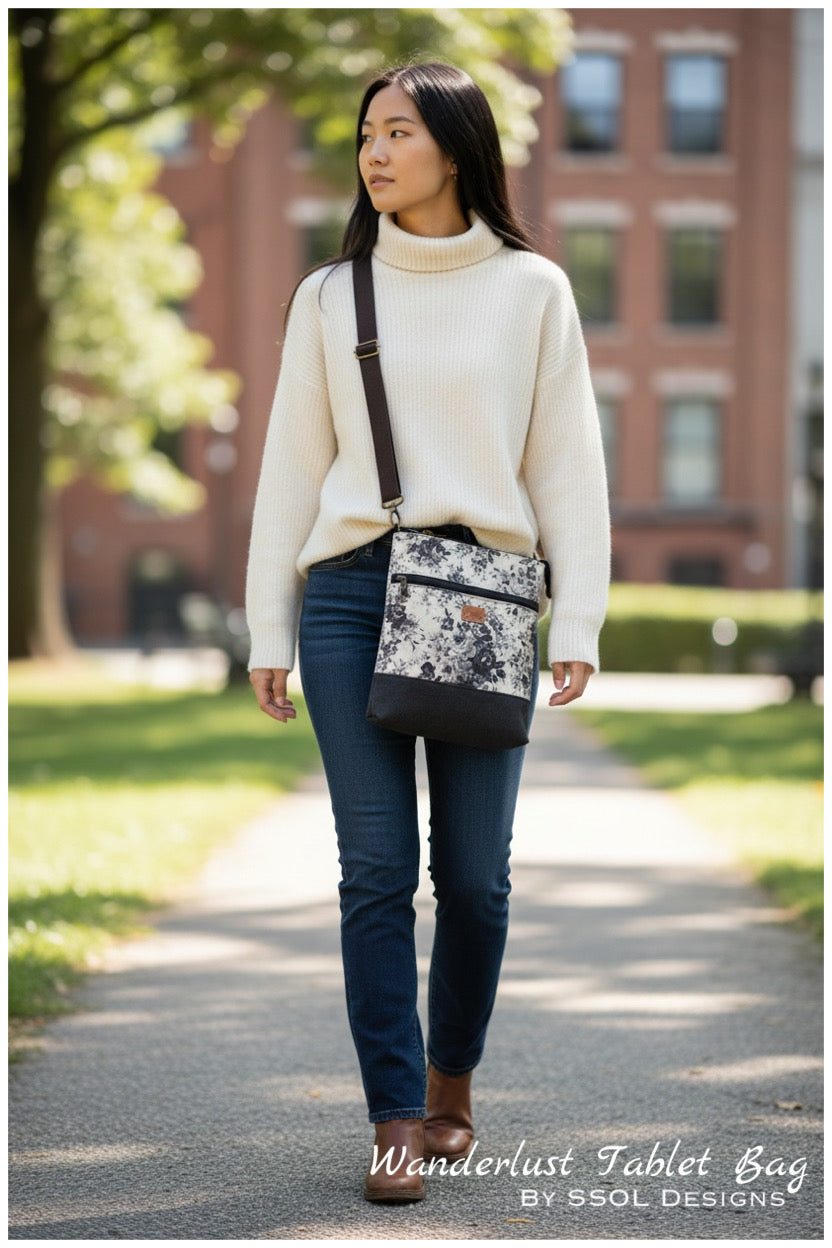 Wanderlust Tablet Bag Pattern