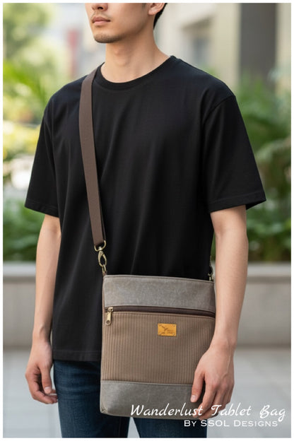Wanderlust Tablet Bag Pattern