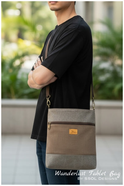 Wanderlust Tablet Bag Pattern