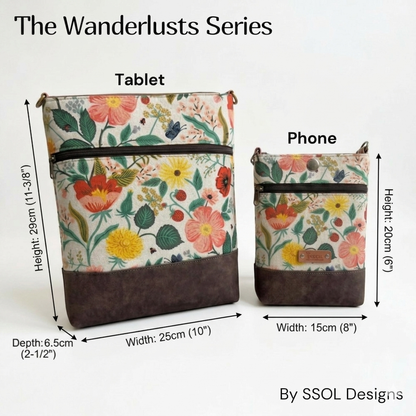 Wanderlust Tablet Bag Pattern