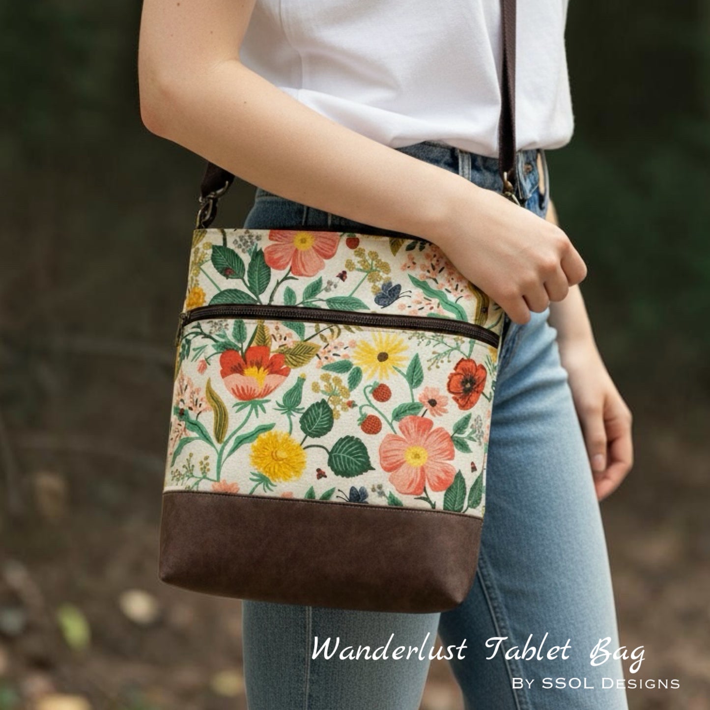 Wanderlust Tablet Bag Pattern