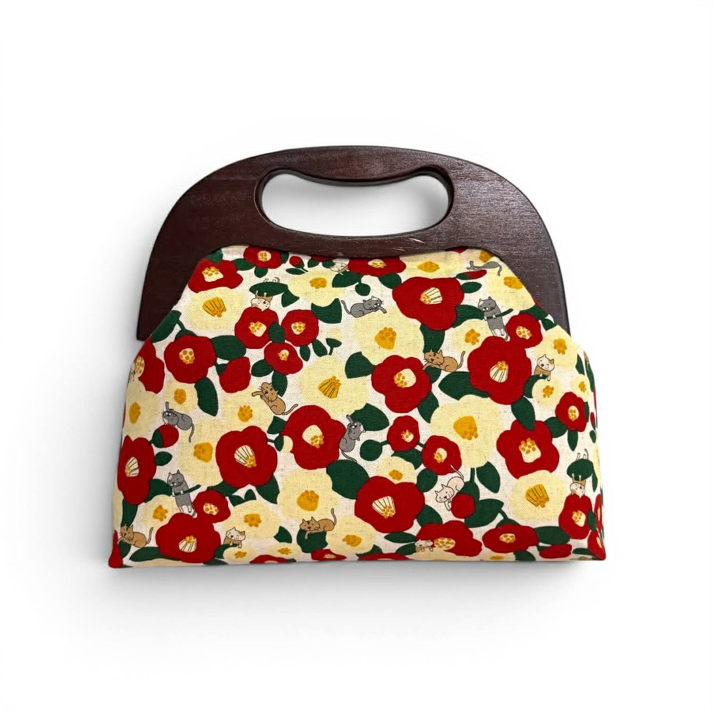 Wooden Clutch Bag - Noon Kitty