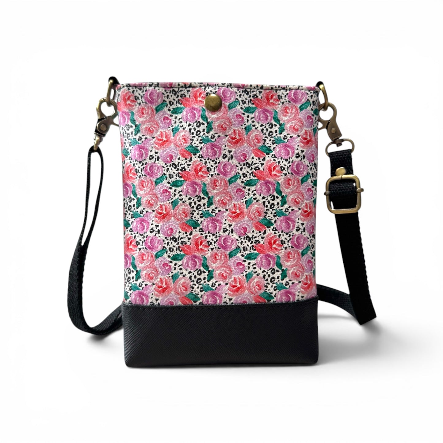 Wanderlust Phone Bag - Spotted Roses