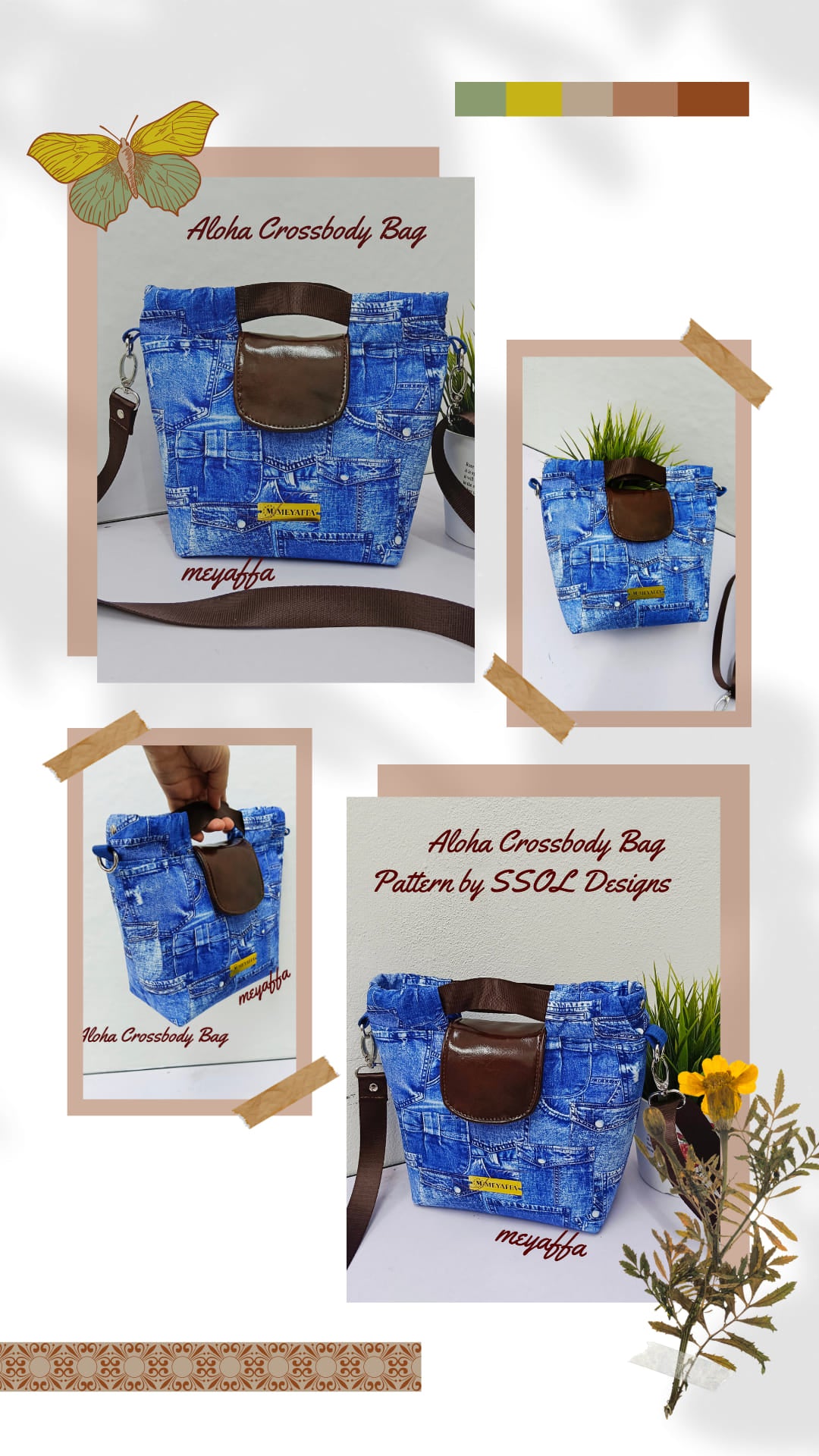 Aloha Crossbody Bag Pattern