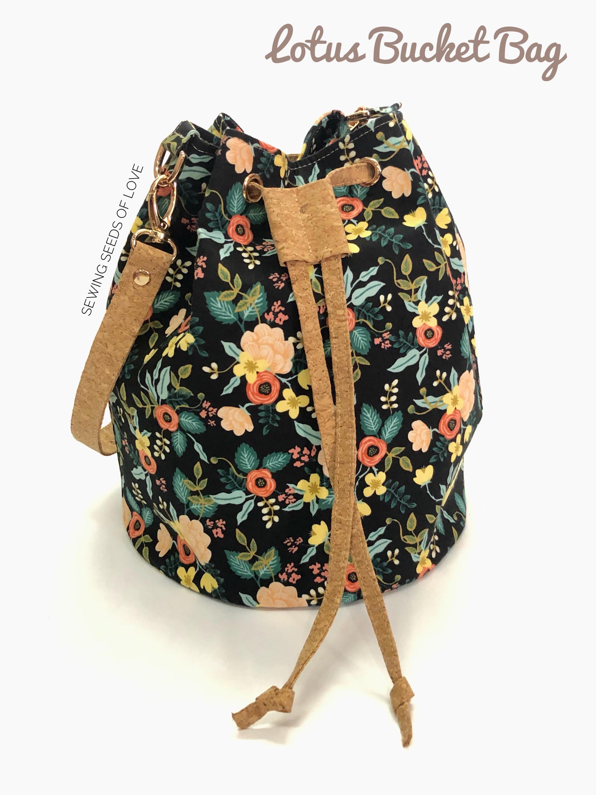 Lotus Bucket Bag Pattern (only video tutorial) – Sewing Seeds of