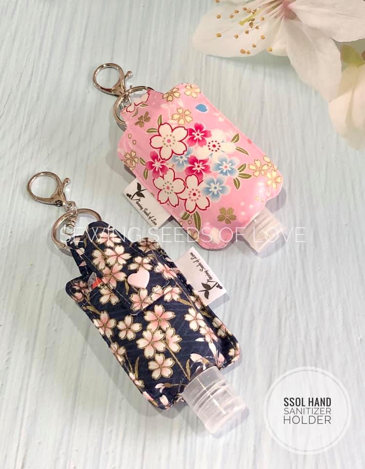 Keyring Hand Sanitizer Holder Pattern