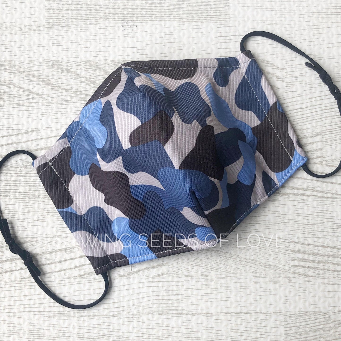 Blue Camo (Water-Repellent)