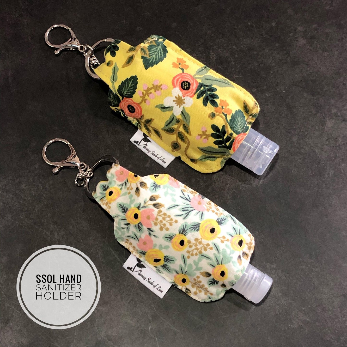 Keyring Hand Sanitizer Holder Pattern