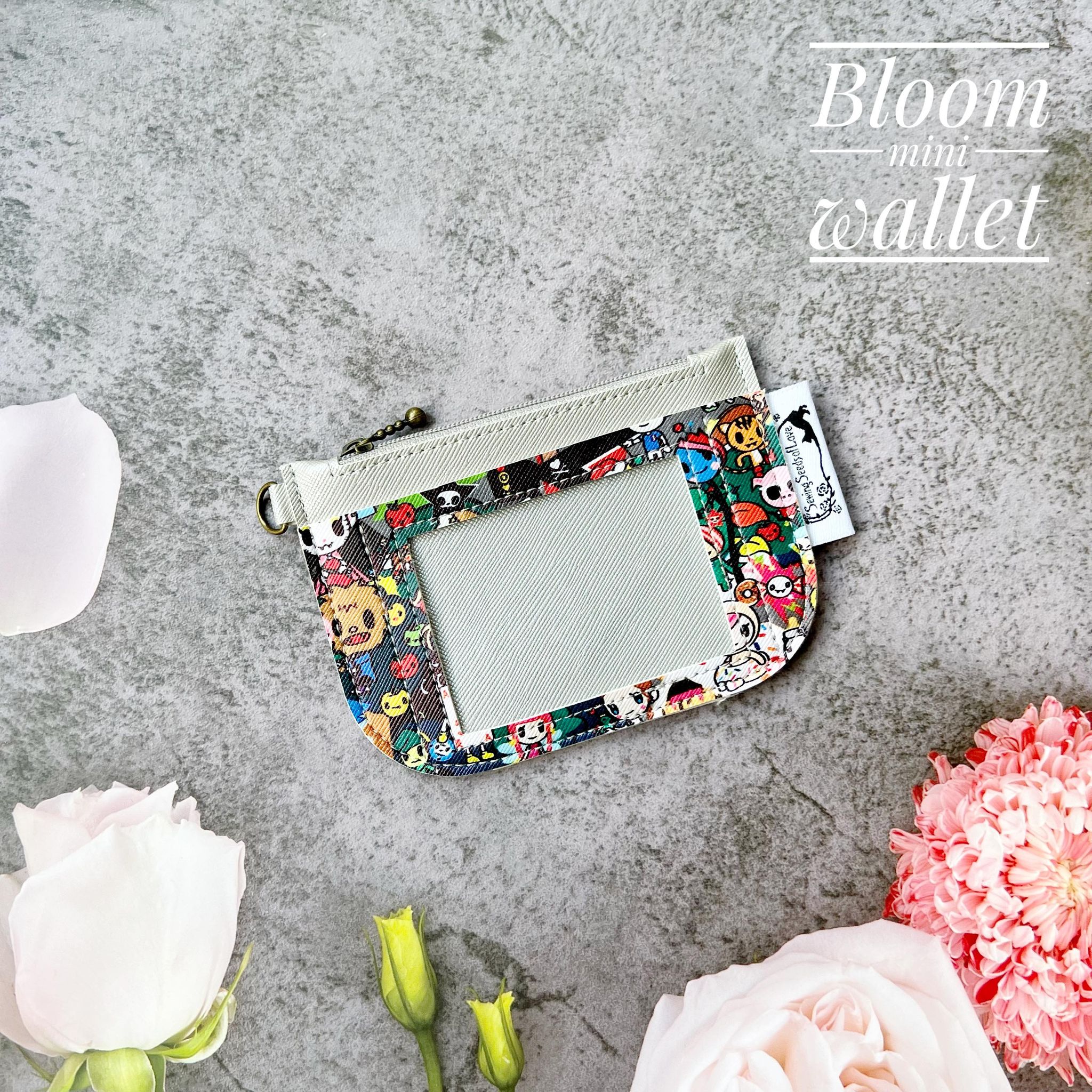 Bloom Mini Wallet BMW07 Sewing Seeds of Love Studio