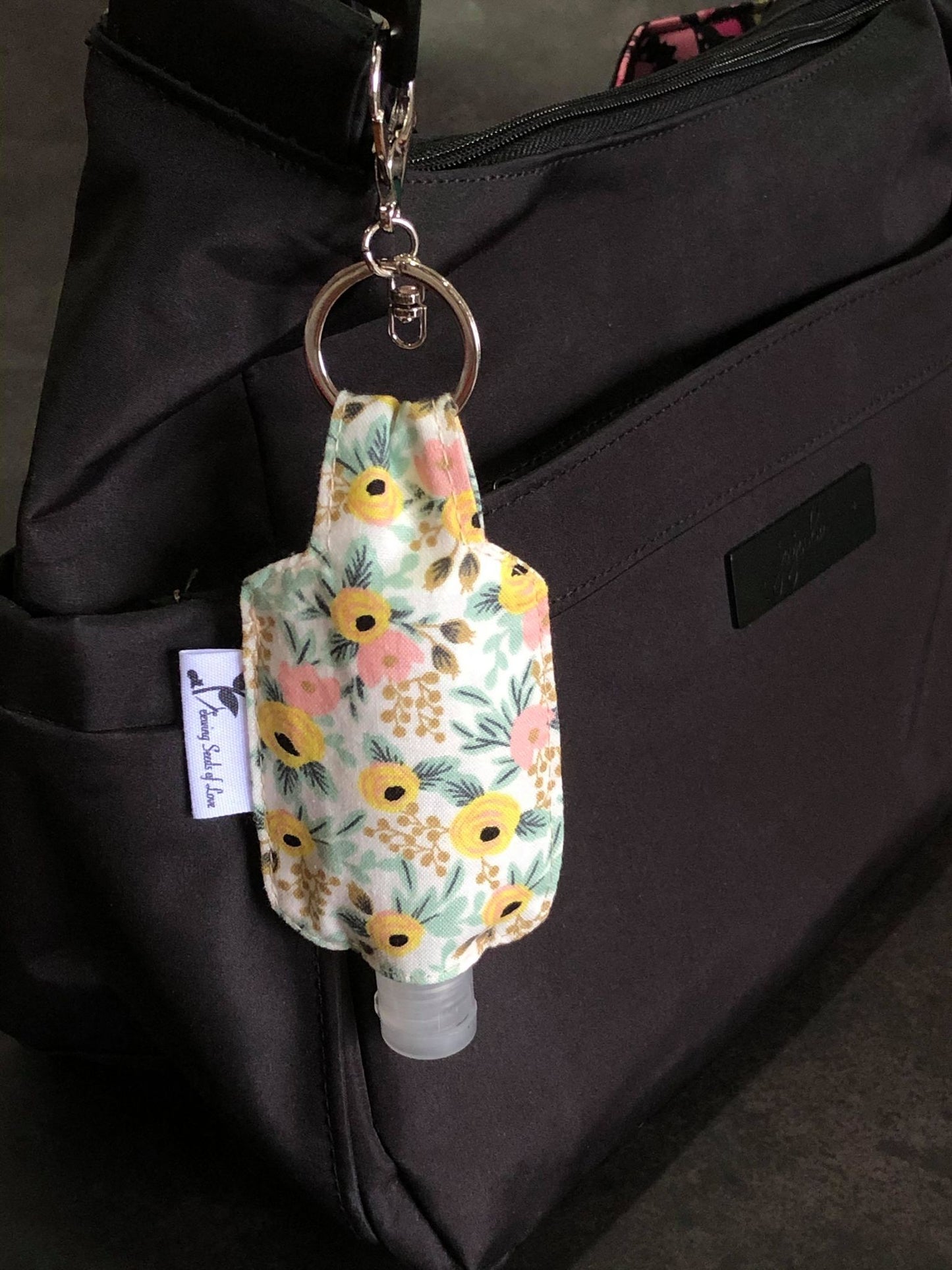 Keyring Hand Sanitizer Holder Pattern