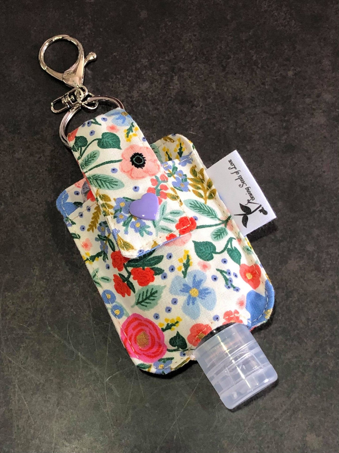 Keyring Hand Sanitizer Holder Pattern