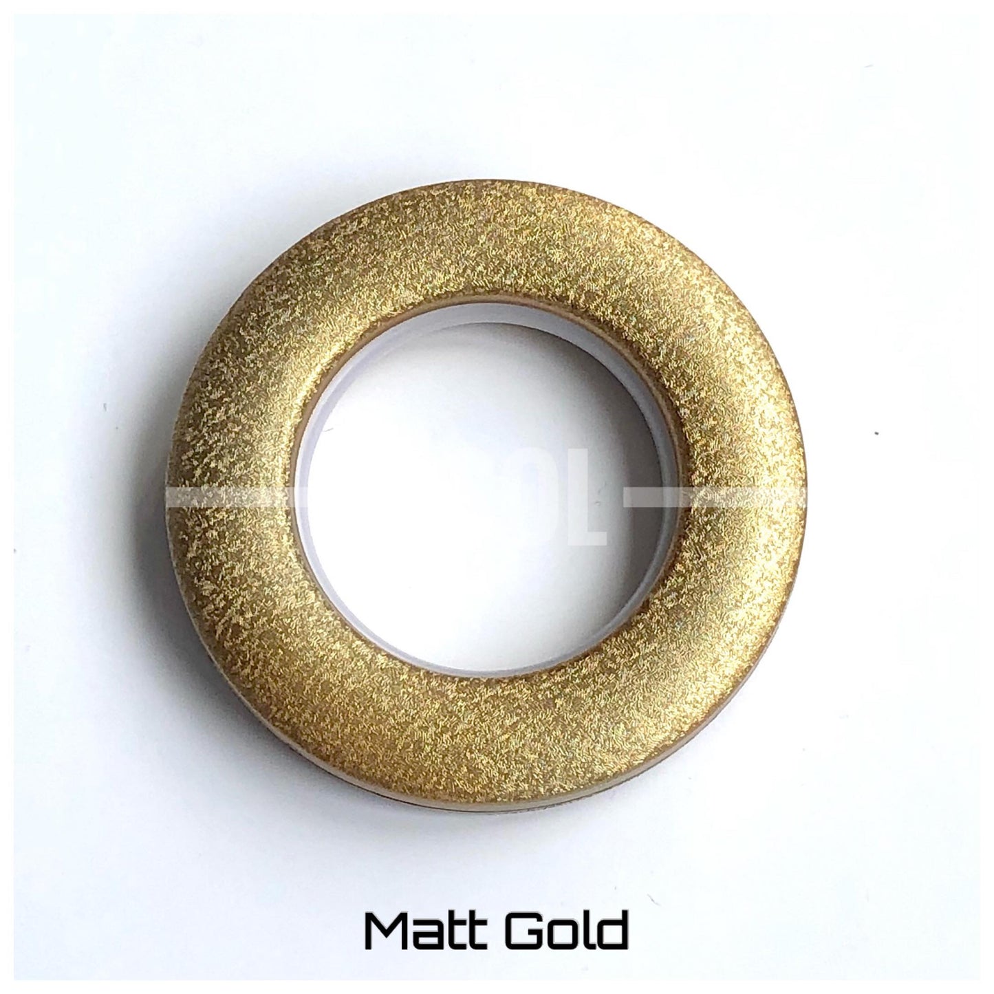 Plastic Curtain Grommet - Matt Gold