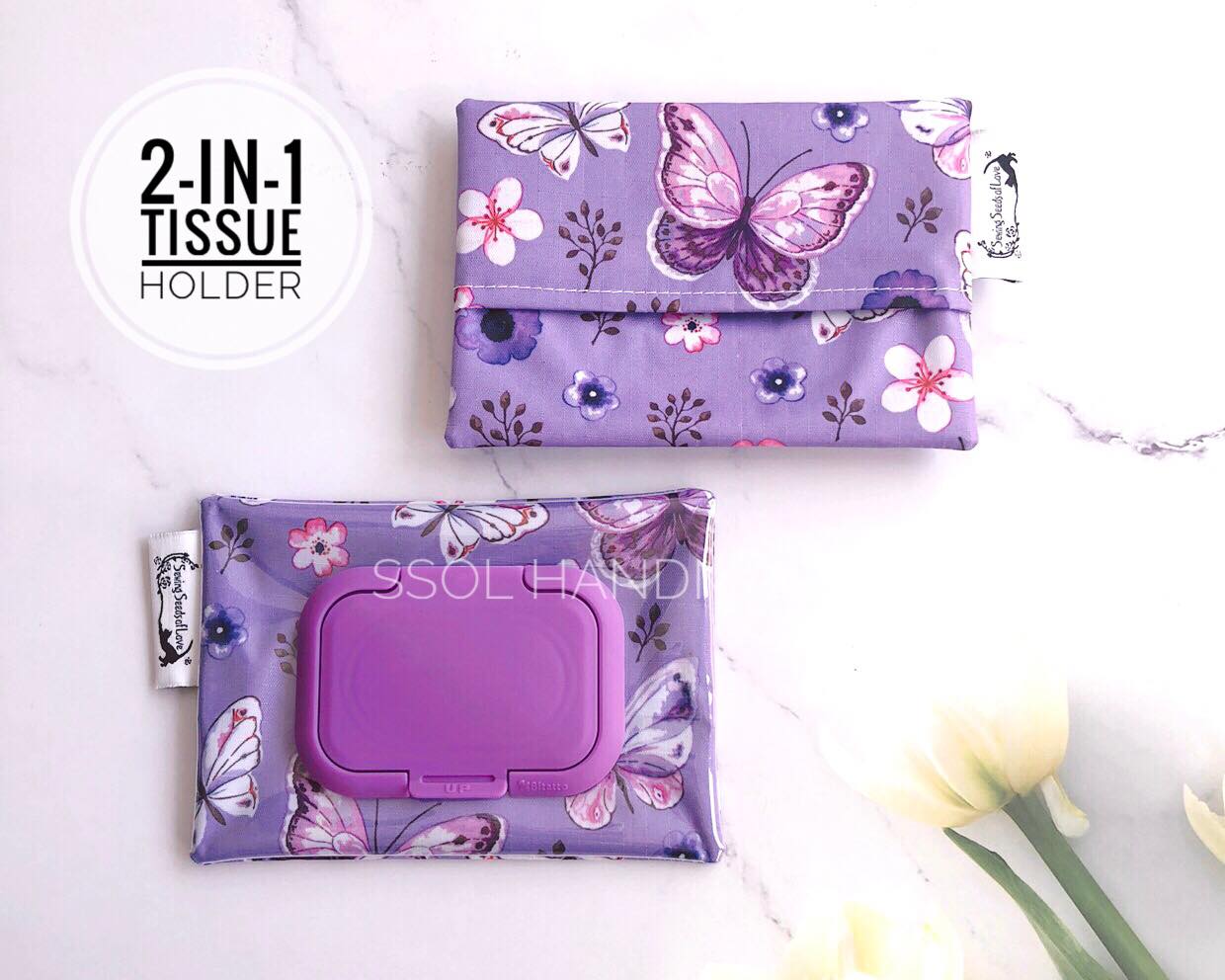 2-in-1 Tissue Holder - Butterfly