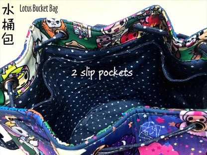 Lotus Bucket Bag Pattern (only video tutorial)