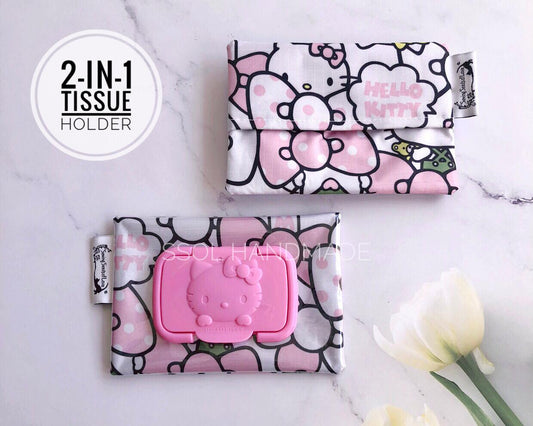 2-in-1 Tissue Holder - HK (Baby Pink)