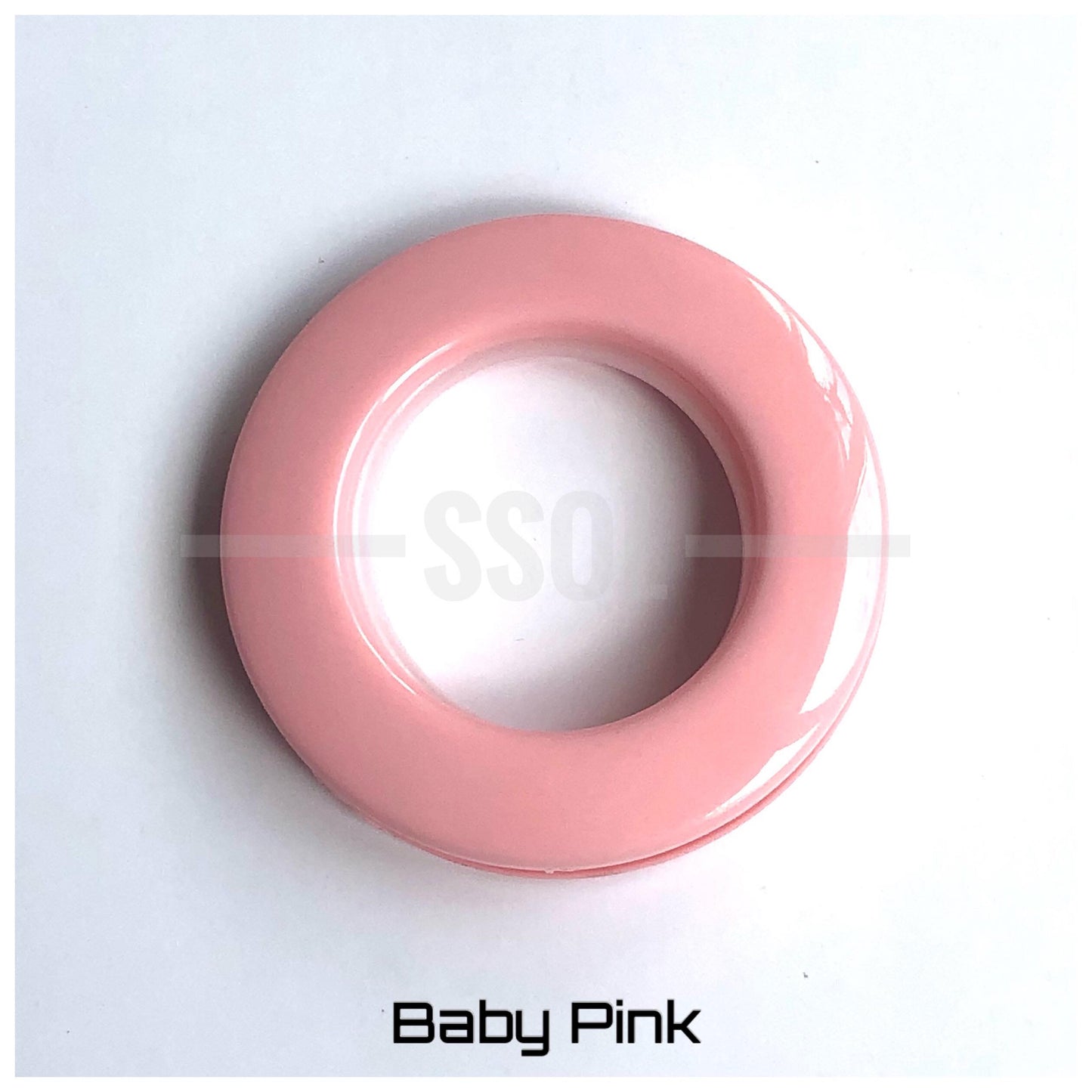Plastic Curtain Grommet - Baby Pink