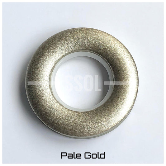 Plastic Curtain Grommet - Pale Gold