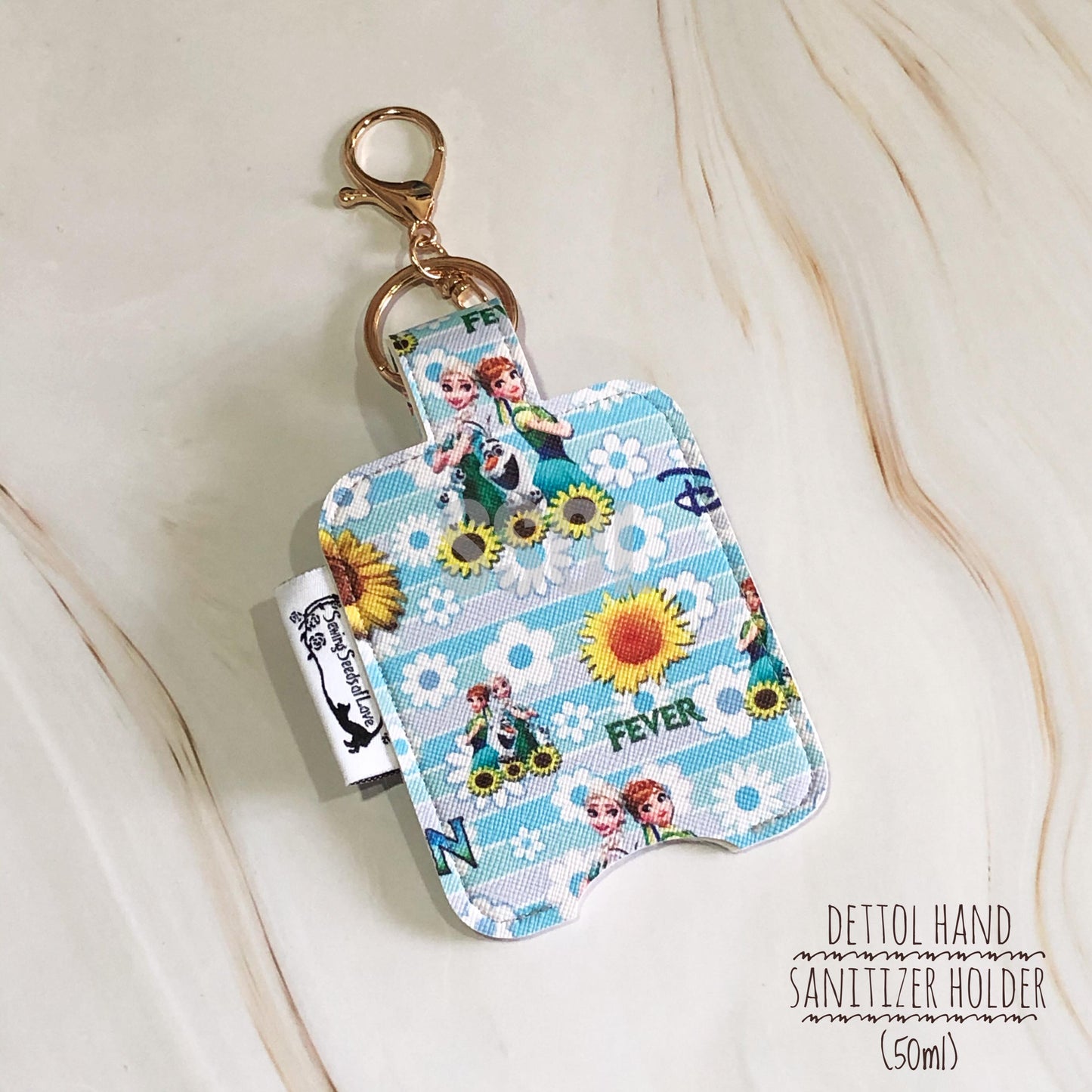 Vinyl Hand Sanitizer Holder (for 50ml bottle) - Frozen 03