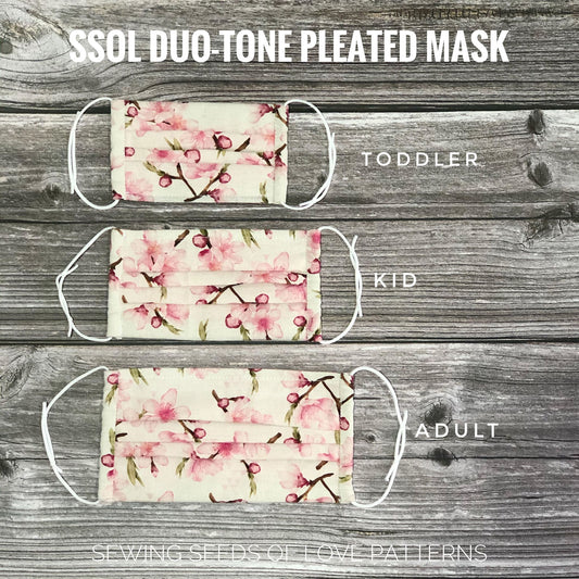 SSOL Duo-Tone Pleated Mask Pattern (FREE!)
