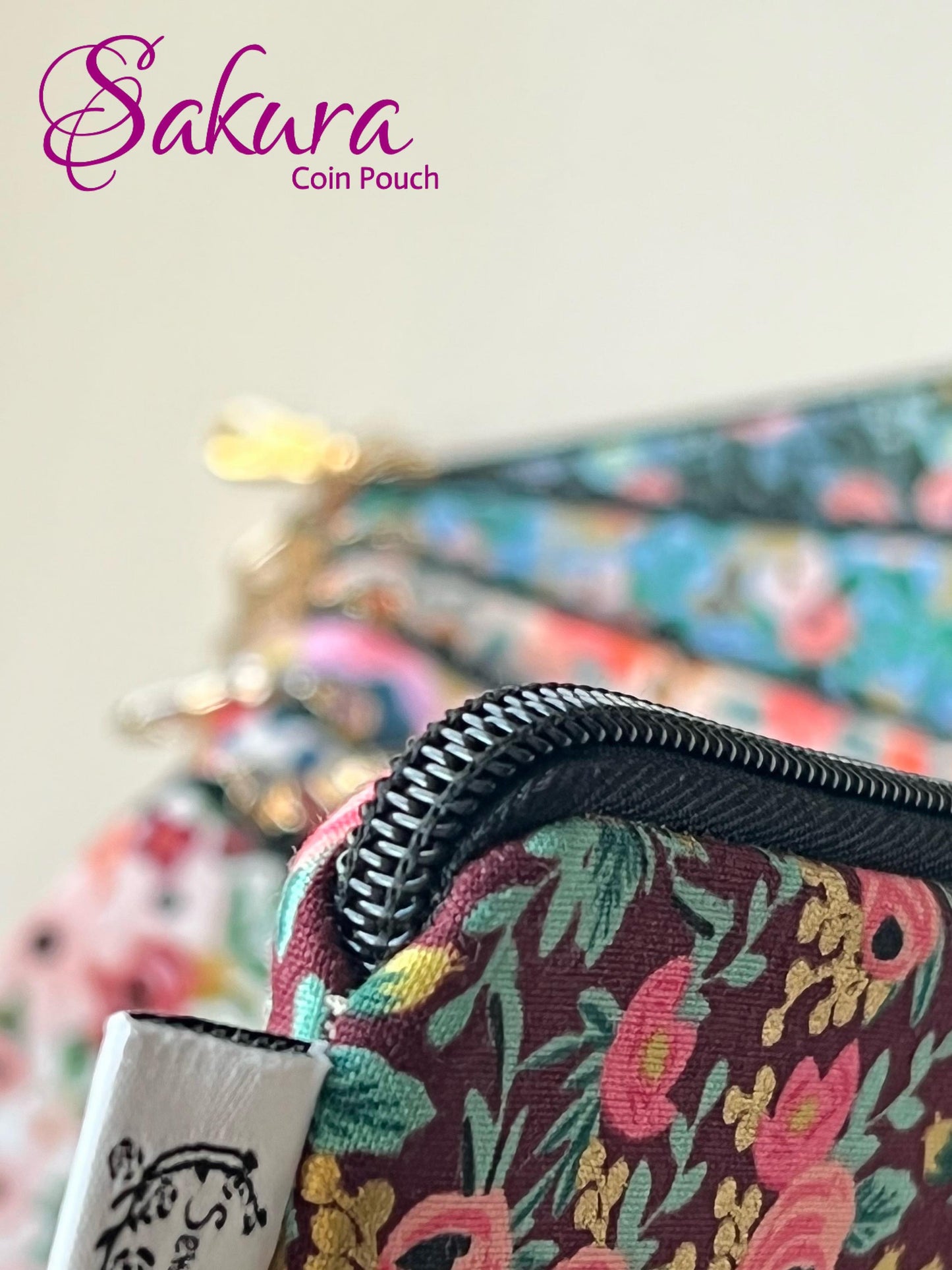 Sakura Coin Pouch Pattern