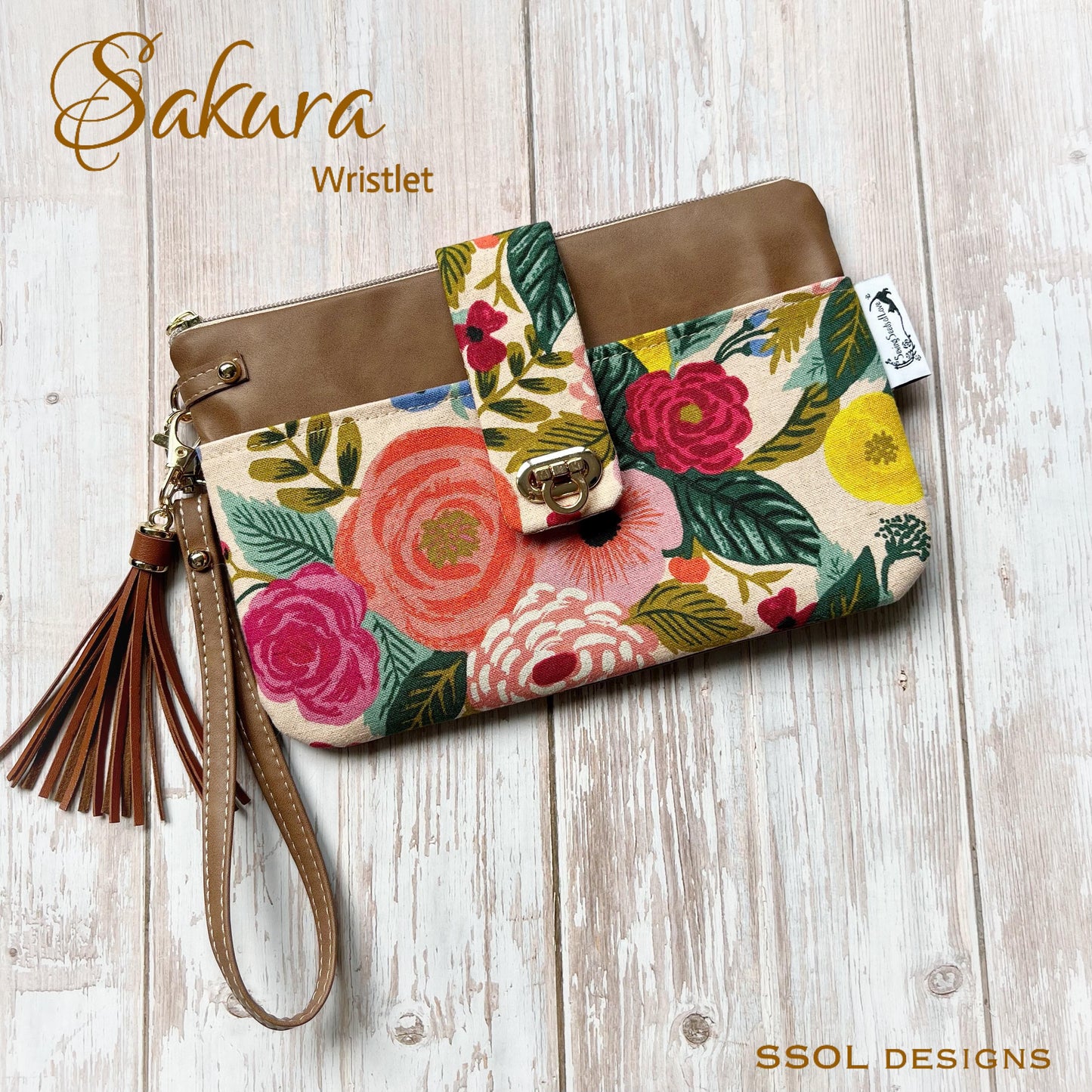 Sakura Wristlet Pattern