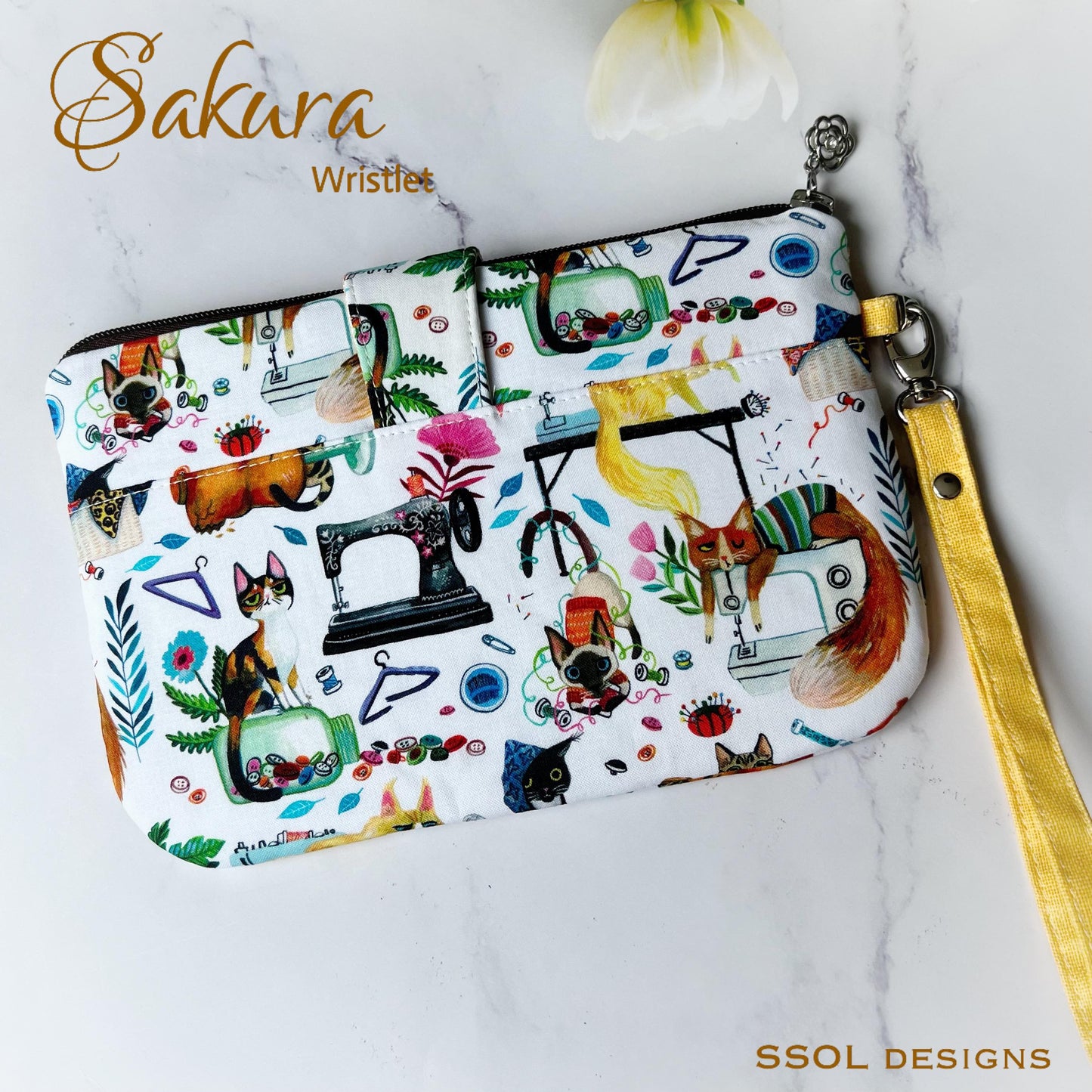 Sakura Wristlet Pattern