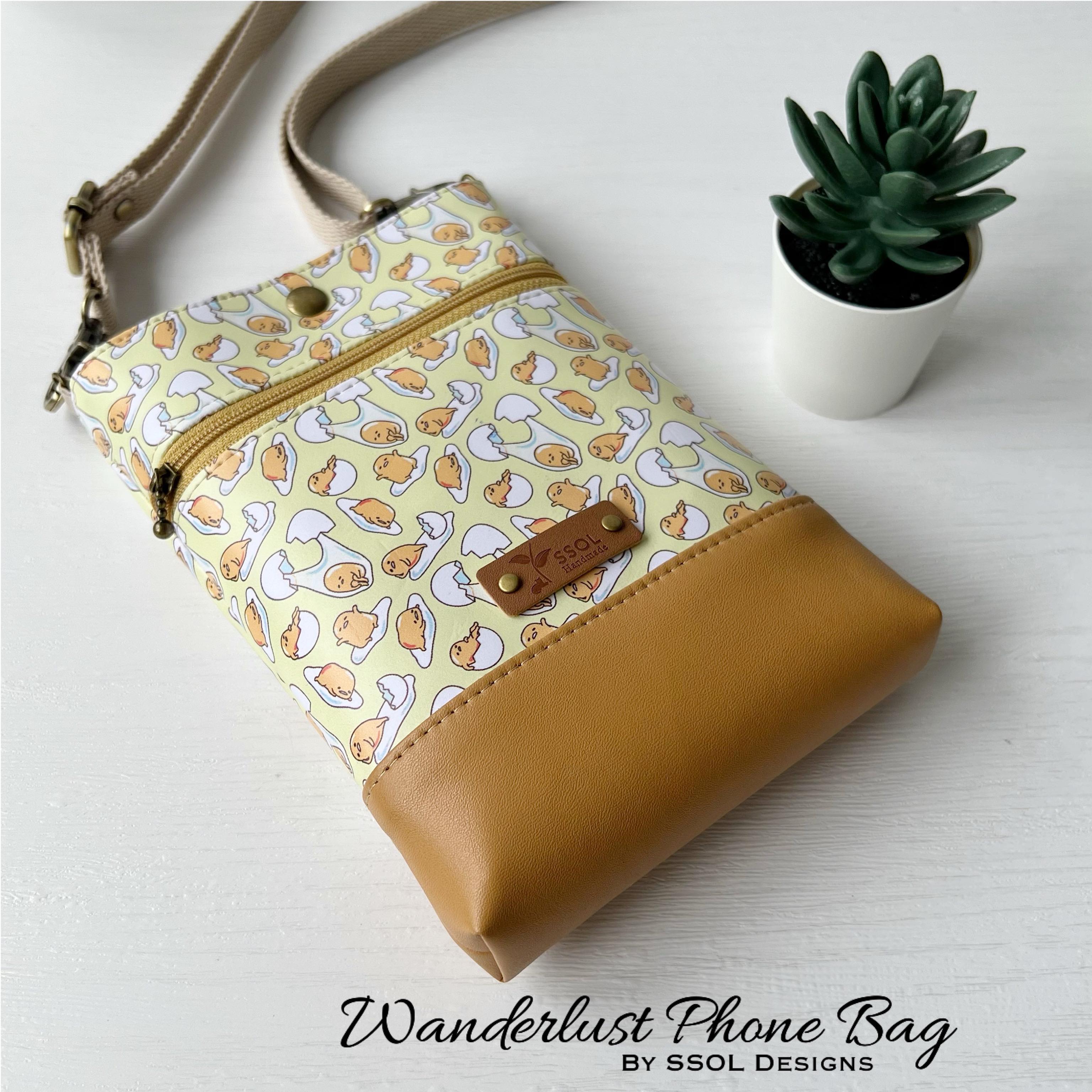 Crossbody Cell Phone Bag – diy pouch and bag with sewingtimes