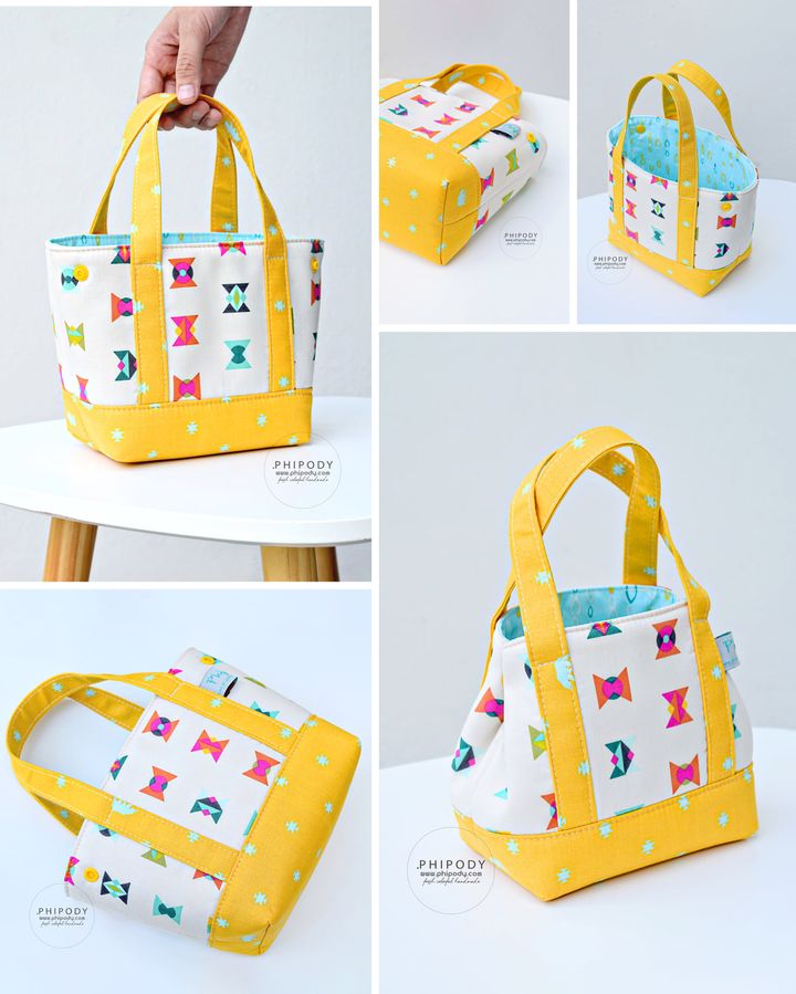 Petite Tote Pattern Sewing Seeds of Love Studio