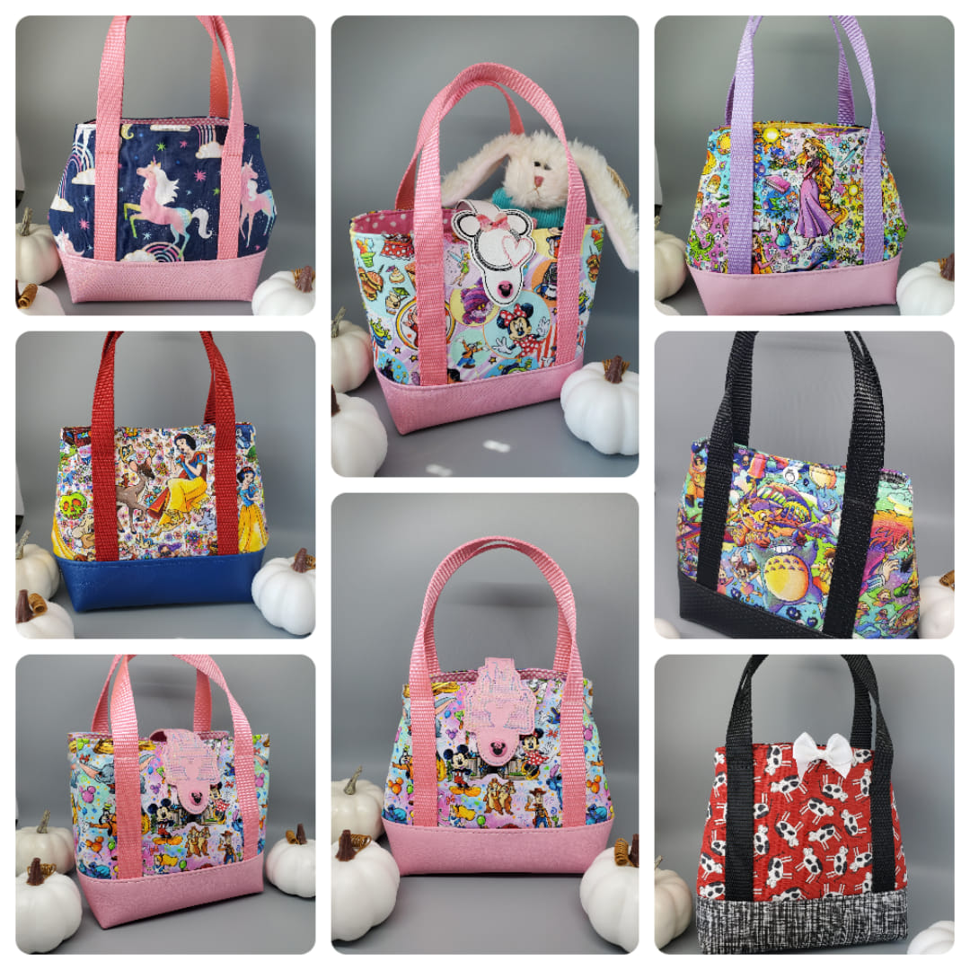 Cat Pattern Design - Tote Bag with Zipper – Little Joy Studios