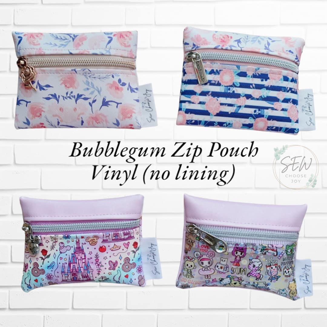 Bubblegum Zip Pouch Pattern