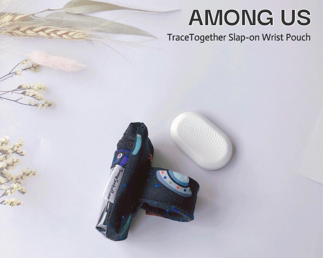 SG TraceTogether Wrist Pouch - Among US