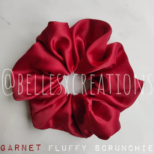 Mega Fluffy Scrunchie - Garnet