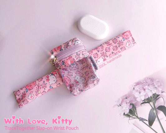SG TraceTogether Wrist Pouch - With Love, Kitty