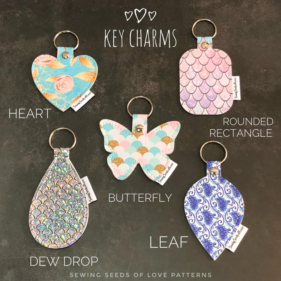 Vinyl Key Charms Pattern